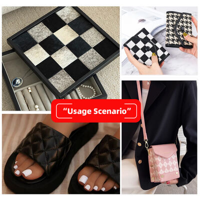 Hotsale PVC Quadrat Diamantgedruckte Leder Kunstleder Handtasche Schuhe Brieftasche Dekorieren Gürtel Fälschung Ledergewebe