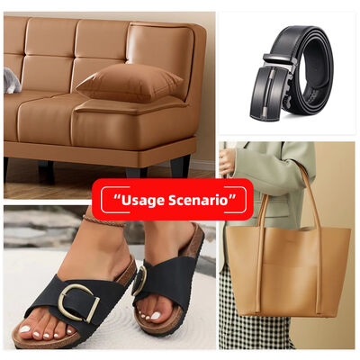 SEMI PU Rindsleder-Körnung Kunstleder für Tasche, Sofa, Stuhl, Tasche, Schuhe, Tischmatte, dekoratives Auto-Kunstleder