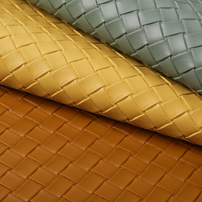 PVC 1.1mm Elastic Embossed Synthetic Leather Fabric Waterproof Sofa Bag Chair Car Seat Gloves Decorative Belt Lining