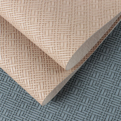 PVC Woven Pattern Artificial Synthetic Leather for Bag Packing Box Sofa Chair Belt Faux Leather Fabric Materials
