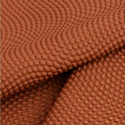 Waterproof PVC Artificial Synthetic Leather Basketball Grain Embossed Style for Ball Bag Car Seats Decorative Faux Craft Sofa