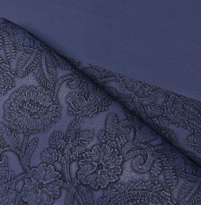 PVC Blumenmuster Geprägte Kunstleder für Taschen, Tischsets, Schuhe, Dekoration, Verpackungsbox, Kunstlederstoff