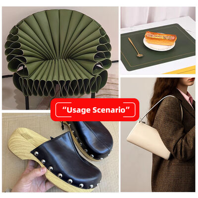 PVC Litschi-Korn doppelseitige synthetische Kunstleder Materialien geprägt wasserdicht für Tasche Tischmatte Gürtel Dekorationszwecke