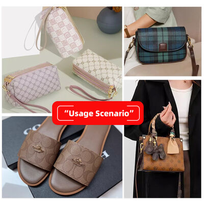 Synthetisches PVC-Kunstleder, linear bedruckter Stil, Vinyl-Kunstmaterial für Möbel, dekorative Taschen, Handyhüllen, Tische