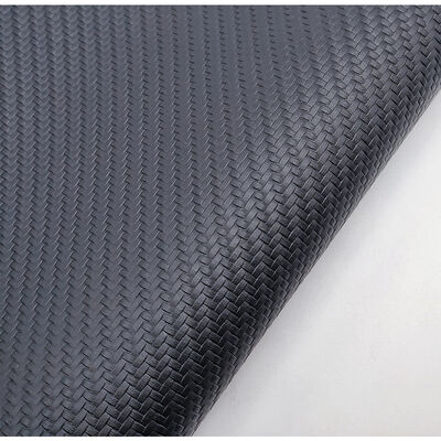 Heiß verkaufende PVC-Matte mit gewebten Kornmustern, künstliches Kunstleder, günstiger Preis, Stuhl, Sofa, Schuhe, Automatte, Kunstleder