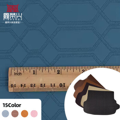 PVC-Imitation Stickerei Sechseck Kunstleder Kunstleder für Auto Fuß Auto Sitze Sofa Dekor Tasche Kunstleder Stoff