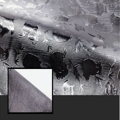 Wholesale PVC Highlights of 045 #  Panda Grain Pattern Artificial Synthetic Leather Wallet Box Shoes Notebook Fabric