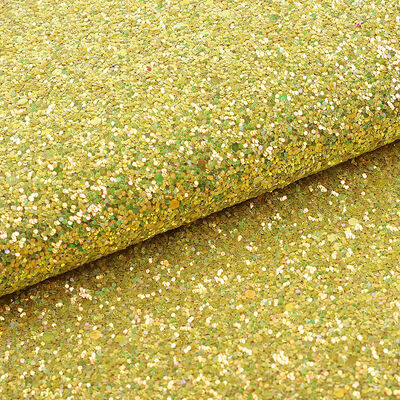 PU Kunstleder Stoff mit elastischem, funkelndem, glänzendem Sechskant-Glitzer für Schuhe, Taschen, Hüte, Bastelarbeiten, dekorative Verwendung auf Stuhl, Sofa