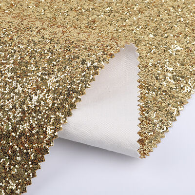 Glanzendes Hexagon Glitter Gewebe Elastisches PU Synthetisches Leder für Schuhe Belag Taschen Bögen Handwerk Hut Falsches Leder