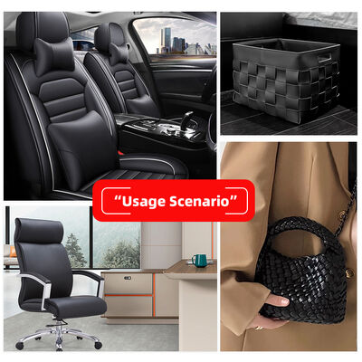 Gewebe mit Schleife Gewebtes Muster PVC Synthetisches Leder Prägnierte Schuhe Taschen Möbel Handwerk Auto Fälschung Leder Gewebe Stretch