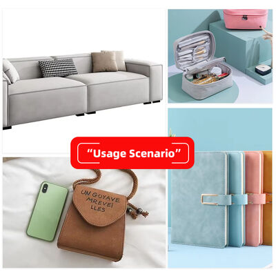 PU Frosted Yangbuck Nubuk-Korn Kunstleder für Taschen, Schuhe, Geldbörsen, Dekoration, Notizbücher, Hüllen, Kunstleder