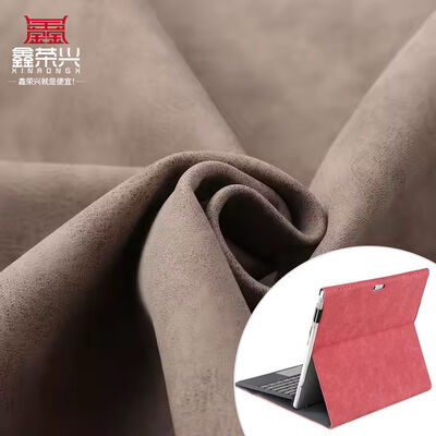 PU Frosted Yangbuck Nubuk-Korn Kunstleder für Taschen, Schuhe, Geldbörsen, Dekoration, Notizbücher, Hüllen, Kunstleder