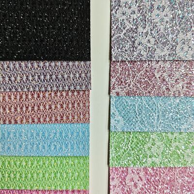 XR Glitzer-Kunstleder – Reismuster und Blumenmuster