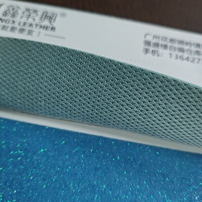 Laser Macaron Holographic Leather with Mesh Backing