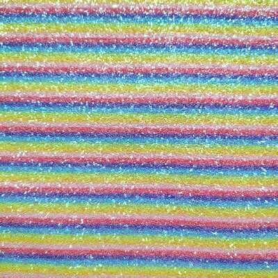 Regenbogen-Glitzer-Karomuster aus PVC-Kunstleder für Taschen, Schuhe und Kunsthandwerk