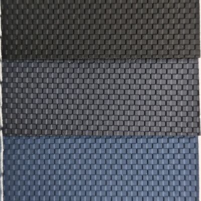 Gewebe Textur Kunstleder-PVC-Rolle mit Mesh-Gewebe-Hintergrund für Taschen Geldbörsen Möbel