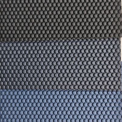 Hexagonal geprägte Basketball Textur PVC synthetisches Leder Rollen Kunstleder für Taschen Möbel Autointerieur