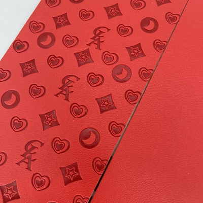 Kunstleder aus PU-Pressen für Schuhtaschen, Tischmatte, Kunstleder aus Falschleder