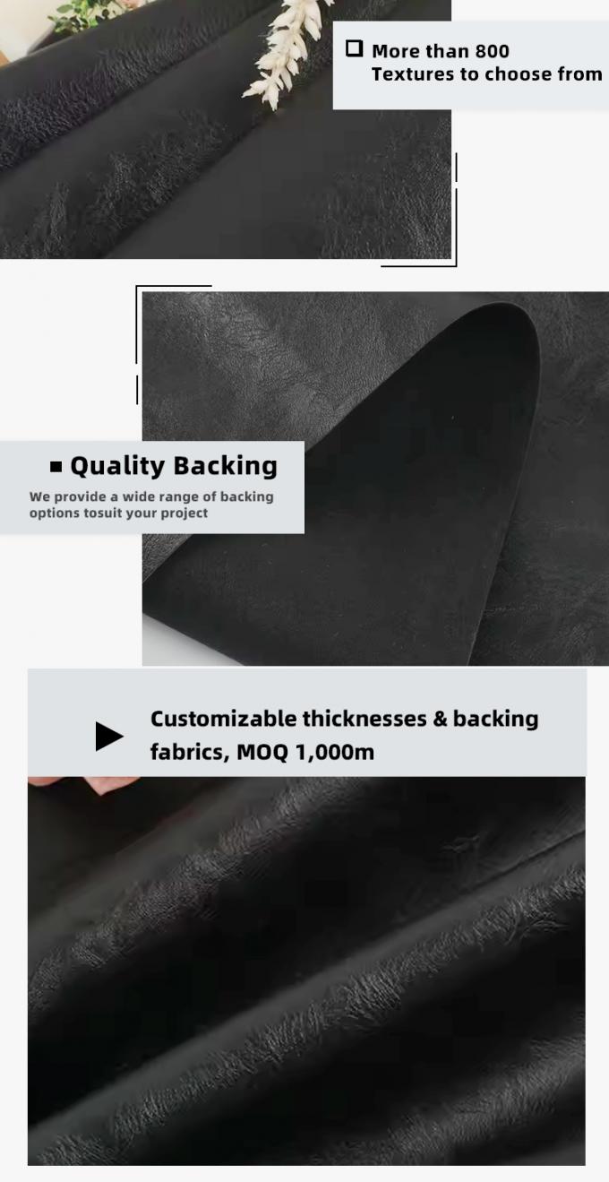 Gro&szlig;handel doppelt geb&uuml;rstete R&uuml;ckseite PVC verschiedene gepr&auml;gte Muster k&uuml;nstliches Kunstleder f&uuml;r Taschen Sofa Kunstledermaterialien 5