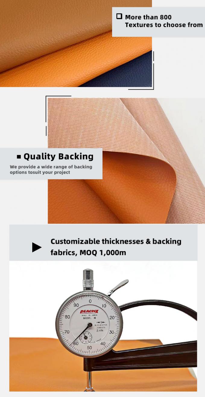 Gro&szlig;handel Gepr&auml;gtes Litschi PVC Strick Wasserdichtes K&uuml;nstliches Kunstleder f&uuml;r Sofa Stuhl M&ouml;bel Kunstleder Material 5