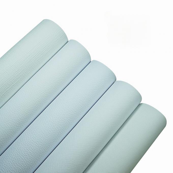 PVC Weiß Geprägter Digitaldruck Synthetisches Kunstleder für Tasche Notizbuch Handyhülle Tischset Kunstleder Stoff 5