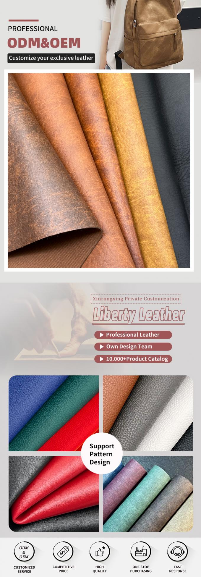 1,4 mm PVC-Kunstleder mit Elefantenstruktur für Taschen, Geldbörsen, Haushaltsartikel, Sofas, Kunstledermaterialien 4