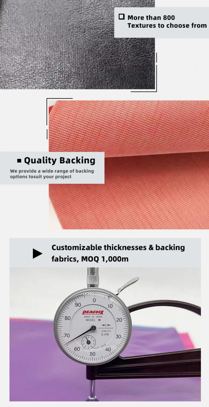 PVC-Strickleder-Gewebe f&uuml;r M&ouml;bel 57/58" wasserdicht abriebfest 5