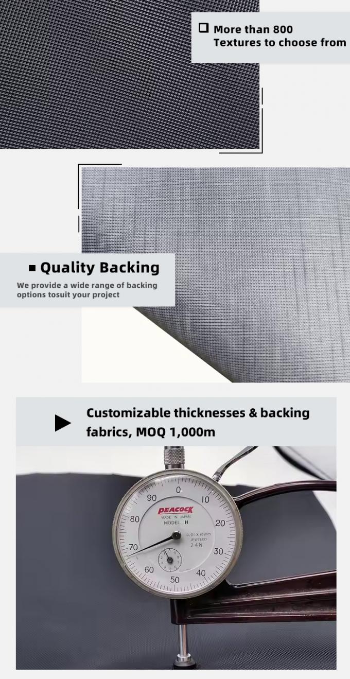 Abriebfestes PVC-Leder für Autositze und Möbel 5