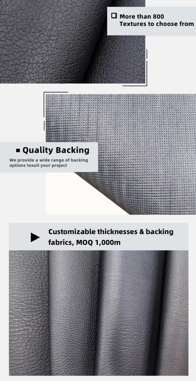 Abriebfestes PVC-Leder für Möbelpolsterung, 140 cm breit 5