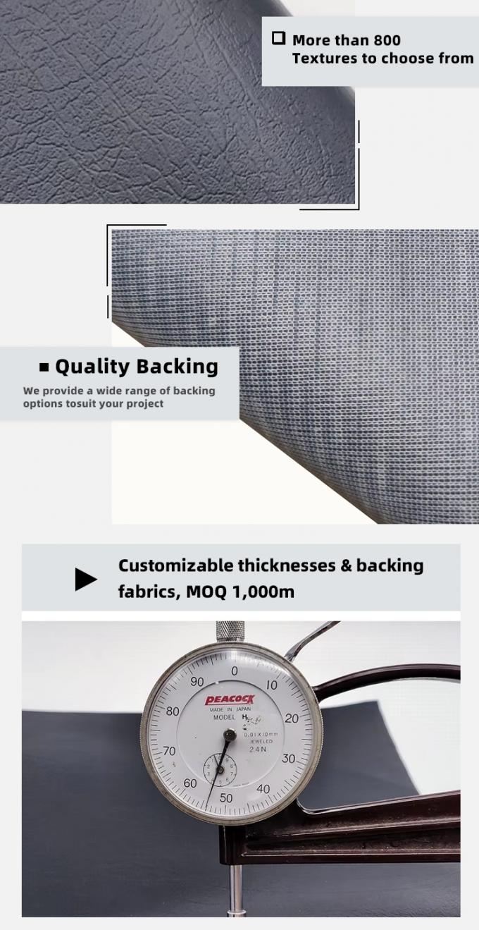 PVC M&ouml;bel Leder 0,6mm Gepr&auml;gt Wasserdicht Polsterstoff 5