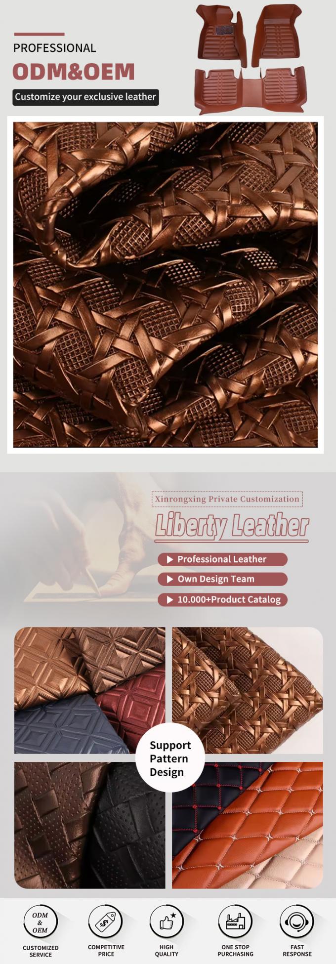 PVC gepr&auml;gtes Kunstleder f&uuml;r Autositze und M&ouml;bel 4