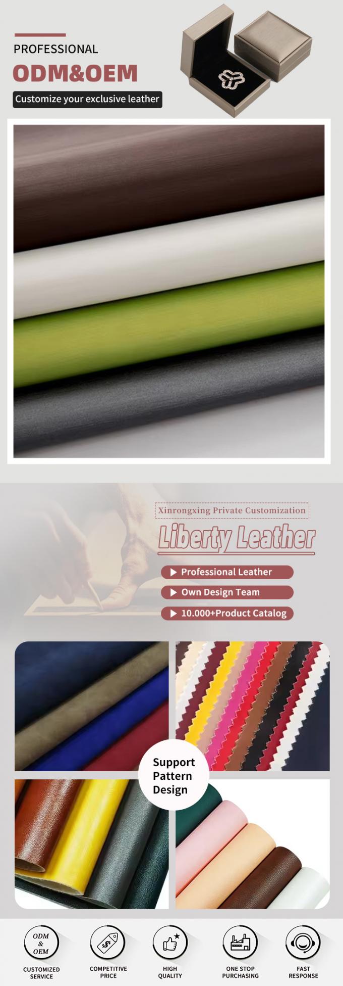 PU 0,5 Nicht gewebte Seide Leder Wallet Box Schuhe Fu&szlig;b&uuml;cher Fotoalbum Leder Stoff Synthetisches F&auml;lschleder 4