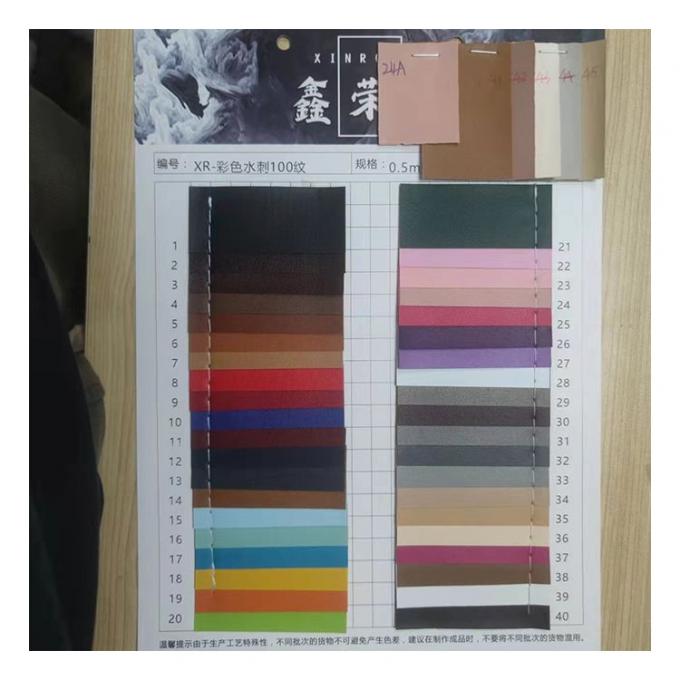 Gro&szlig;handel PVC Kunstleder Geldb&ouml;rse Box Schuhe Notizbuch Pinhole Muster K&uuml;nstliches Synthetik Leder Gewebe 16