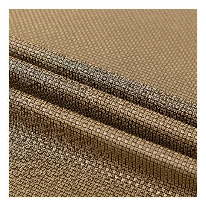 PVC-Metall Perle Helle Farbe Kleines Gewebe Muster Künstliche synthetische Verpackung Brieftasche Schuhkasten Notizbuch Falsches Ledergewebe 12