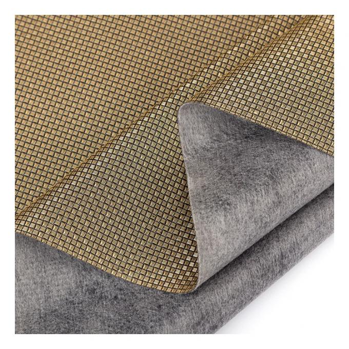 PVC-Metall Perle Helle Farbe Kleines Gewebe Muster K&uuml;nstliche synthetische Verpackung Brieftasche Schuhkasten Notizbuch Falsches Ledergewebe 15