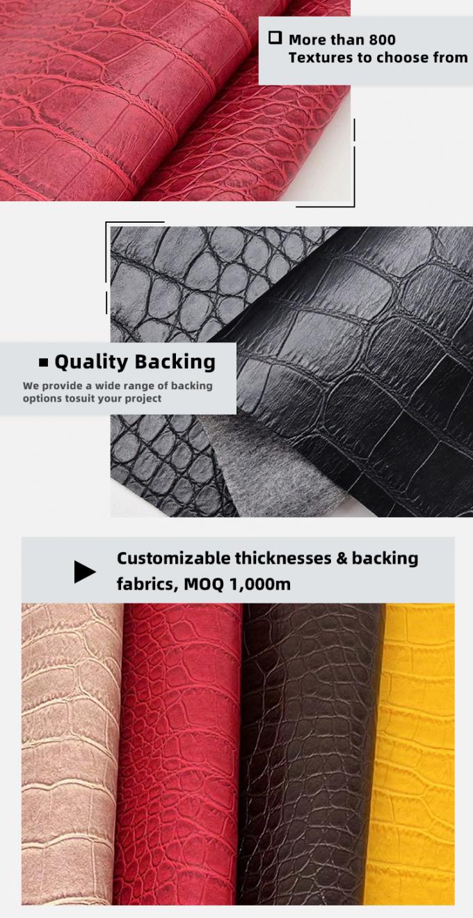 PVC Bambusmaserung Kunstleder Kunstleder Geldb&ouml;rse Box Schuhe Notizbuch Kunstleder Stoff 5