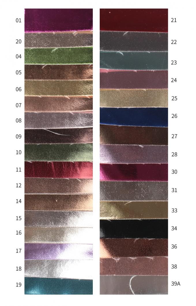 Metallfilm PU R61 Schafkorn Kunstleder Kleidung Geldb&ouml;rse Box Schuhe Tasche Notizbuch Kunstleder Stoff 11