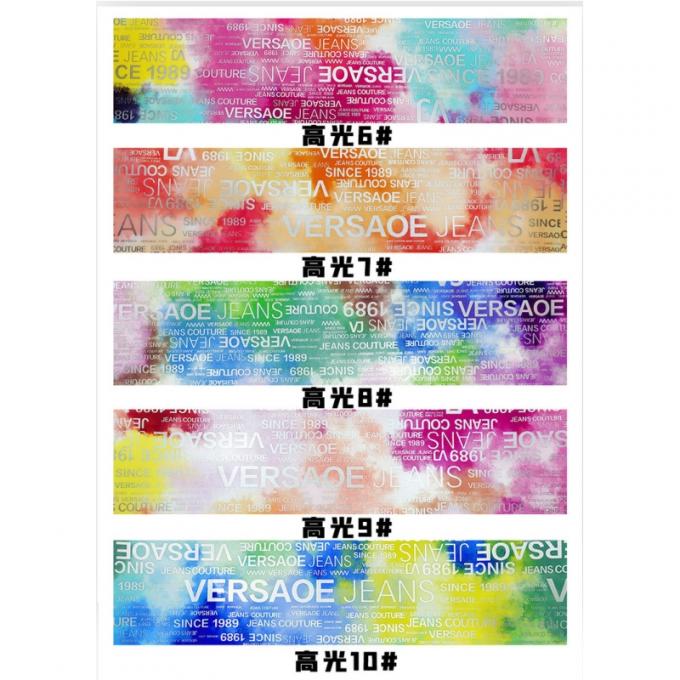 PU Regenbogenbrief Druckmagazin Design Synthetisches Leder Wasserdicht Falsches Leder Gewebe für Gepäcktasche Kosmetikmöbel/Sofa 11