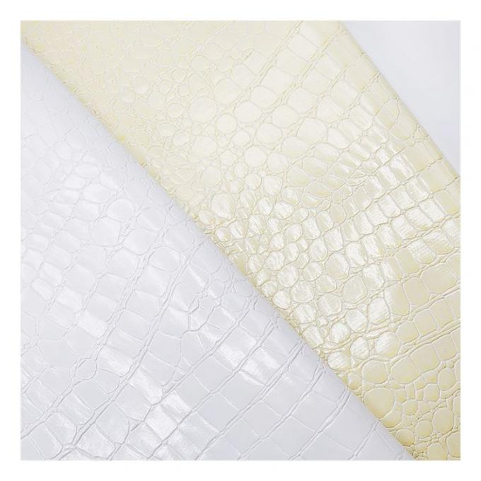 High Gloss Stone Pattern PVC Synthetisches Leder Tiermuster Schuhe Taschen und Taschen Fälschung Ledergewebe 13