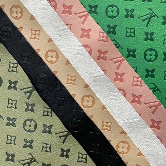 PU-Vinyl-Modestoff mit Farbwechsel und Prägung für Schuhe, Taschen, Tischsets und Kunstleder 16